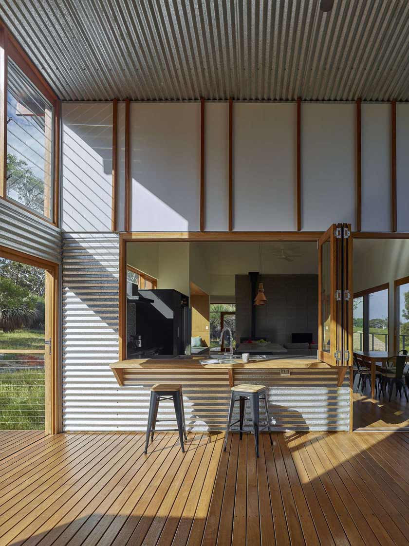 Creating spaciousness by using volume - Mountford Williamson Architecture